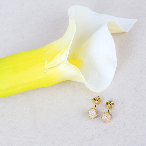 Aretes bola de fuego