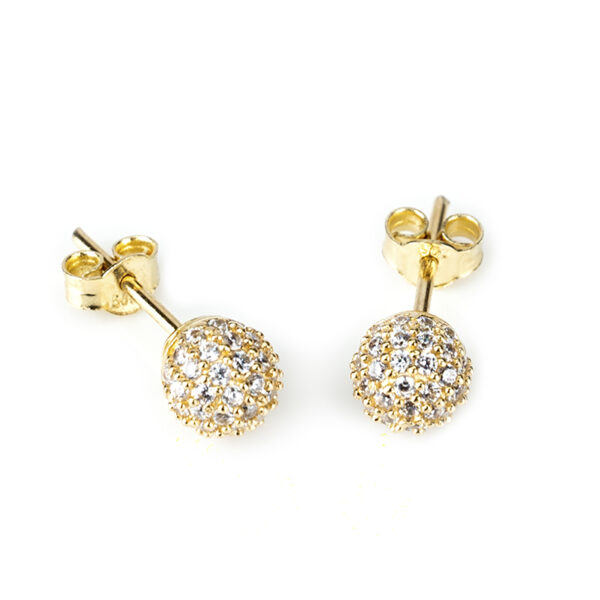 Aretes bola de fuego